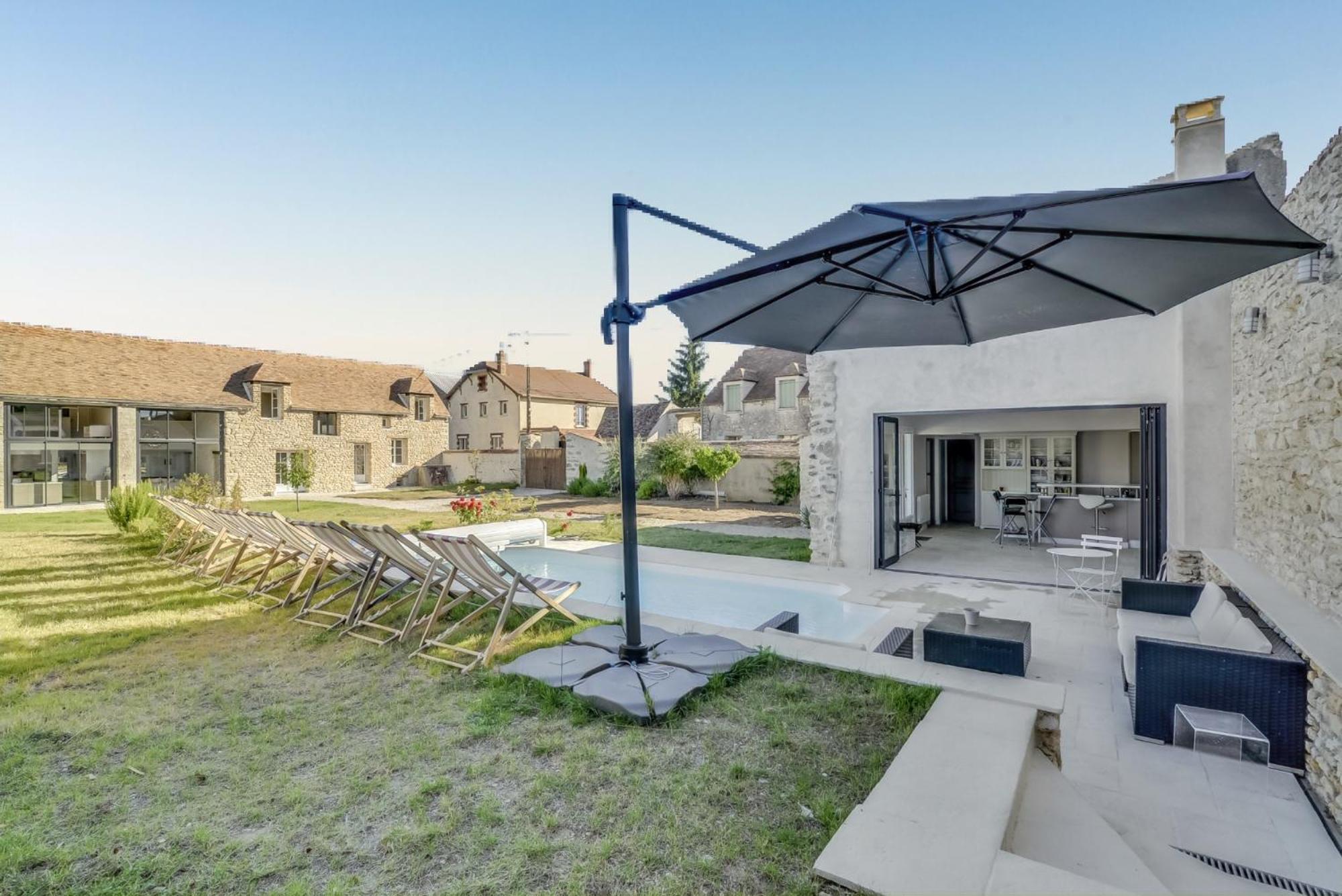 Incroyable Villa A Amponville Avec Piscine Privee. Luaran gambar